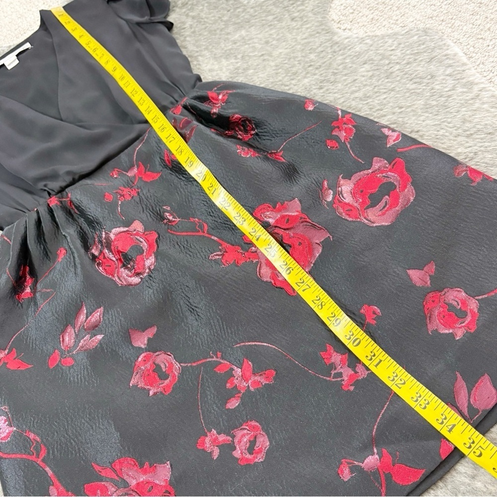 DVF Diane Von Firstenberg Floral Brocade Dress 2 - Picture 10 of 12